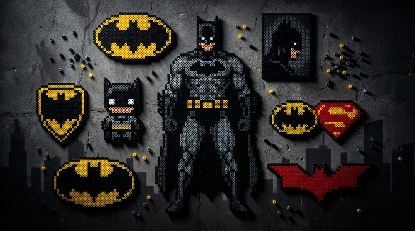 Batman Pärlplattor Samling