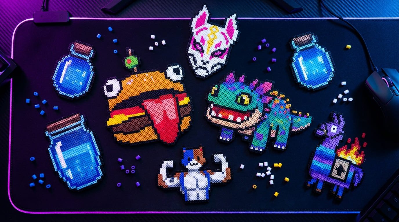 Fortnite Pärlplattor Samling