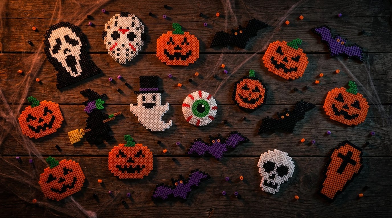 Halloween Pärlplattor Samling