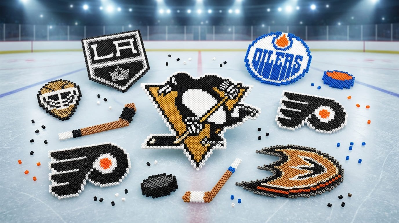 Hockey Pärlplattor Samling