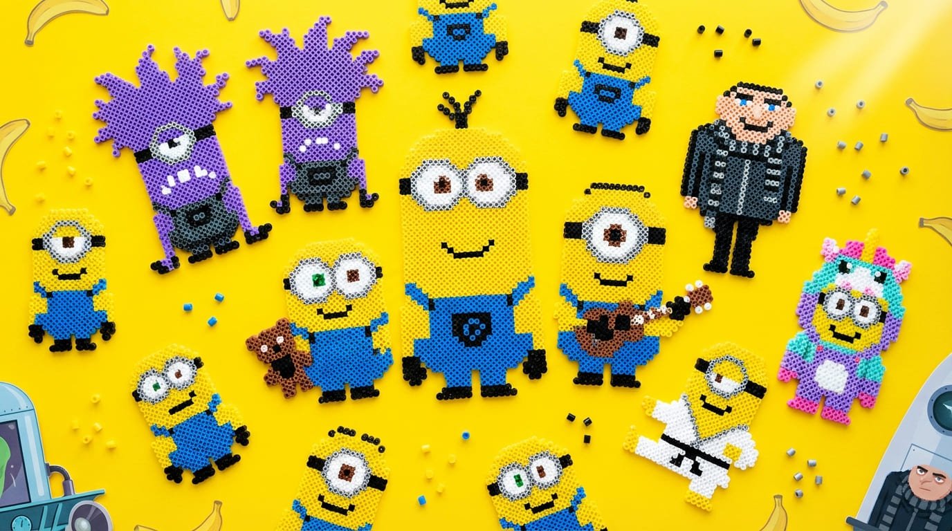 Minion Pärlplattor Samling