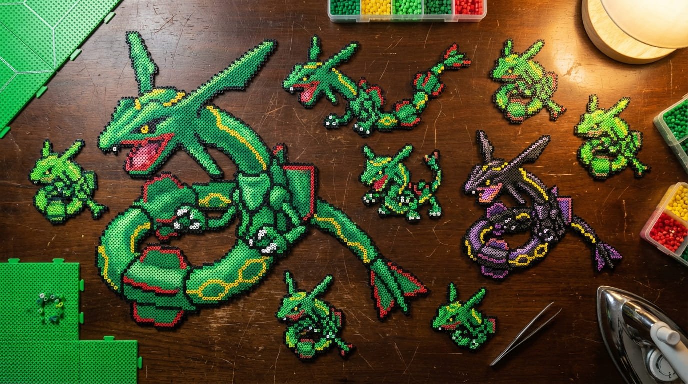 Rayquaza Pärlplattor Samling