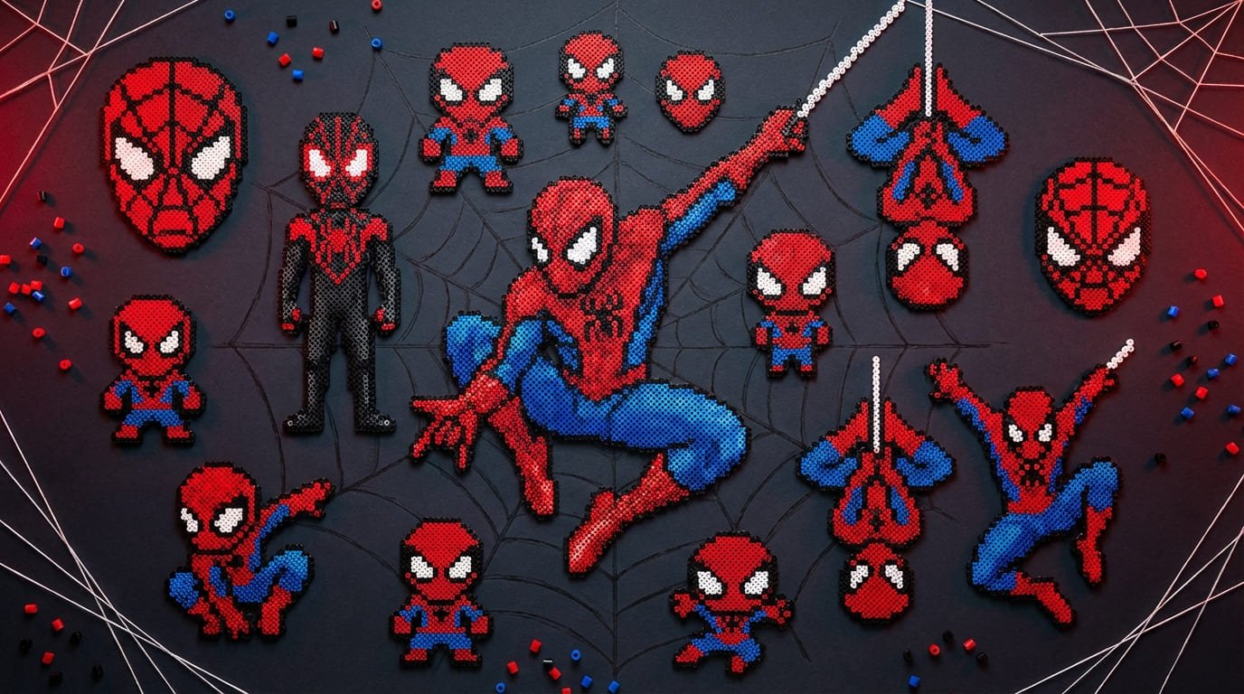 Spider-Man Pärlplattor Samling