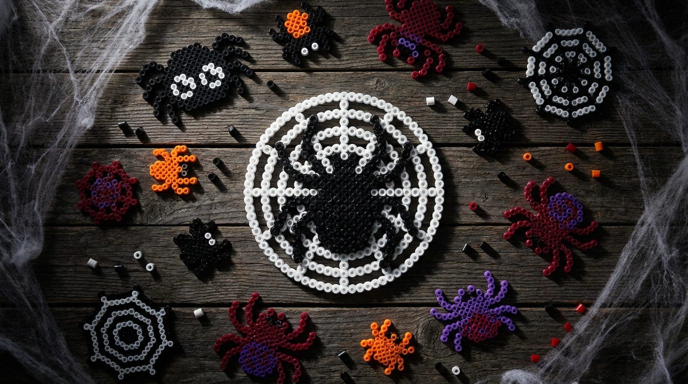 Spindel Pärlplattor Samling