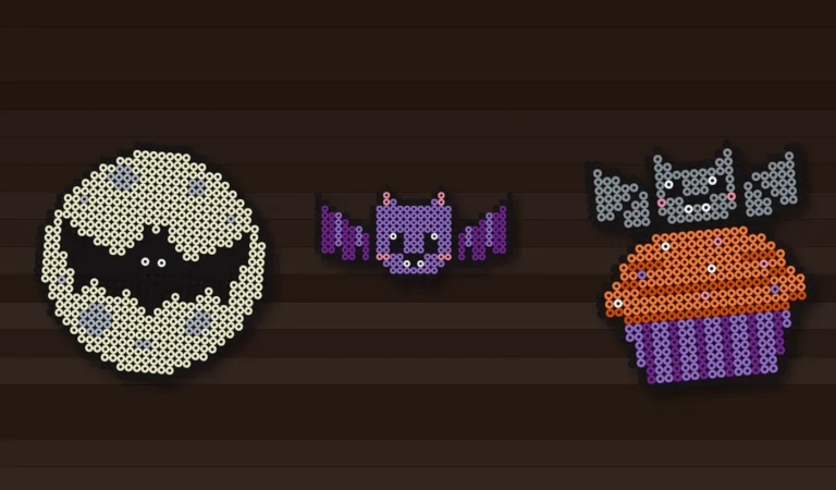 halloween perles a repasser chauve souris