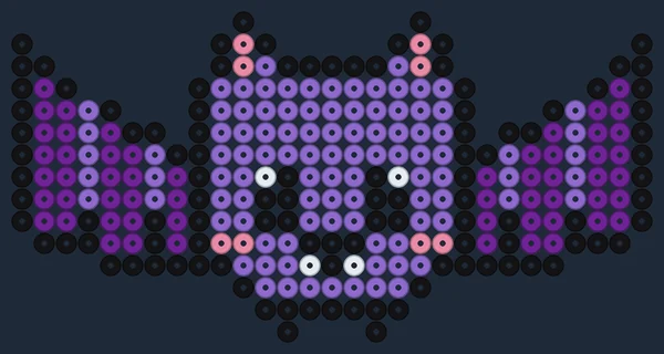 Chauve-souris à crocs – perle à repasser chauve-souris