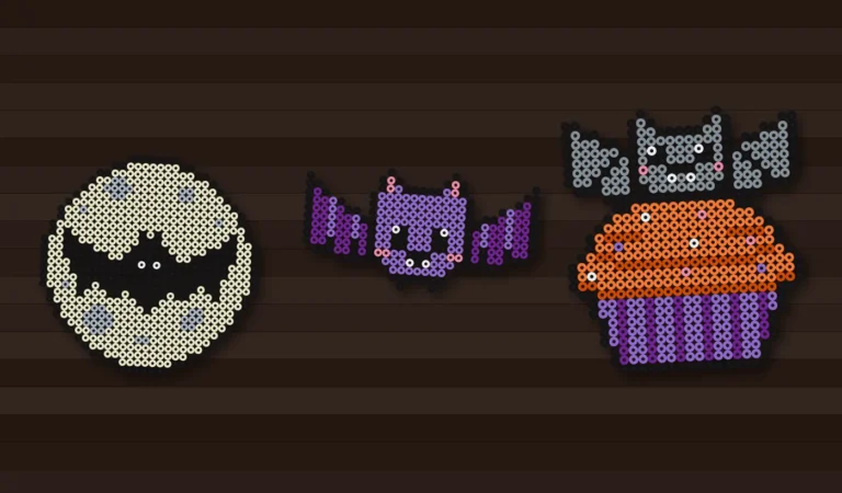 halloween strijkkralen vleermuis